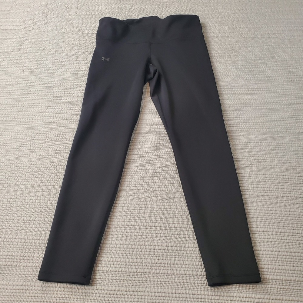 Under Armour ColdGear Compression Leggings Black Womens Large LG G G